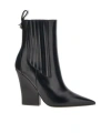 Valentino Vlogo Lockette Booties In Black