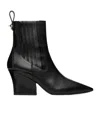 Shop Valentino Vlogo Lockette Beatle In Brushed Calfskin 75mm In Black