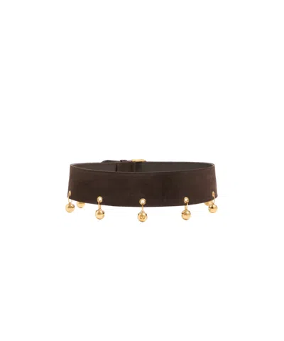 Valentino Garavani Vlogo Logo Belt In Black
