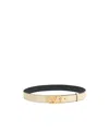 Valentino Vlogo Signature Buckled Belt In Nude