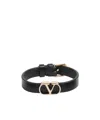 Valentino Vlogo Logo Bracelet In Black
