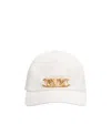 Valentino Vlogo Logo-plaque Baseball Cap In White