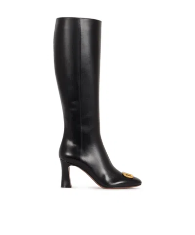 Valentino Garavani 90mm Leather Boots In Black
