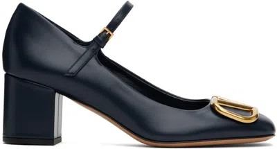 Valentino Garavani Vlogo Mary Jane Shoes In Black