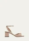 Valentino Garavani Vlogo Bold Ankle Strap Sandal In Z3g Beige Rosener
