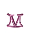 Valentino Vlogo Signature Metallic Bangle In Purple
