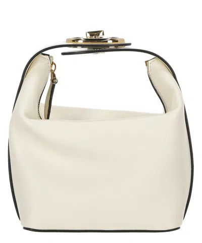 Valentino Garavani Vlogo Mini Handbag In Beige