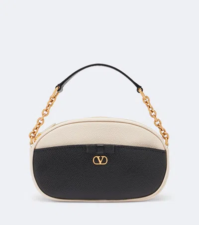 Valentino Garavani Schultertasche Vlogo Mini Aus Leder In Pink