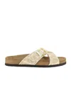 Valentino Multicolor Criss-cross Sandals With Iconic Toile Motif In Nude
