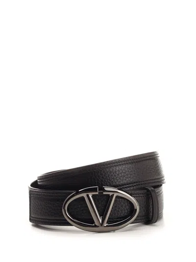 Valentino Garavani Vlogo Moon Belt Belts Black