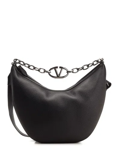 Valentino Garavani Vlogo Moon Crossbody Bags Black