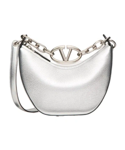 VALENTINO GARAVANI VALENTINO	VLOGO MOON ZIP-UP SHOULDER BAG