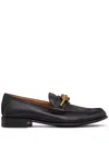 Valentino Vlogo Gate Loafers In Black