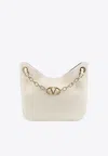 Valentino Vlogo-chain Leather Tote Bag