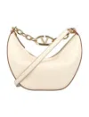 Valentino Vlogo Moon Small Bag In Ivory