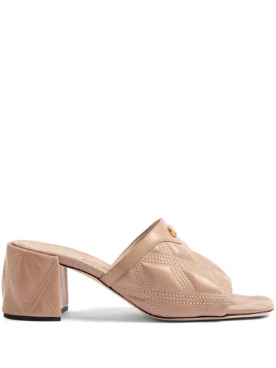 Valentino Garavani Vlogo Mules In Pink