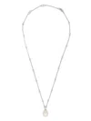 Valentino Vlogo Necklace In シルバートーン