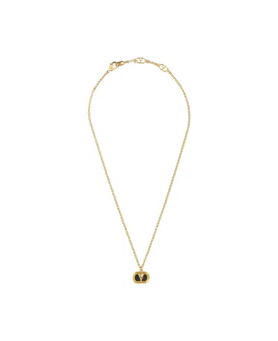 VALENTINO GARAVANI VALENTINO	VLOGO PLAQUE NECKLACE