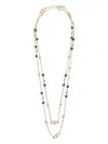 Valentino Vlogo Necklace In Gold