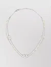 Valentino Garavani Vlogo Signature Necklace With Swarowski Pearls