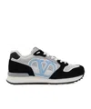 Valentino Vlogo Pace Mix Materials Sneakers In Multi