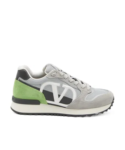 Valentino Garavani Vlogo Pace Lace-up Sneakers In White