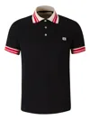 Valentino Vlogo Signature Cotton Polo Shirt In Black