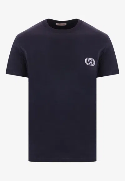 VALENTINO VLOGO-PATCH SHORT-SLEEVED T-SHIRT