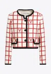 Valentino Vlogo-pattern Jacket In Multi