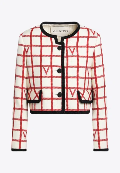 Valentino Vlogo-pattern Jacket In Multi