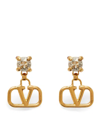 VALENTINO GARAVANI VLOGO PENDANT EARRINGS