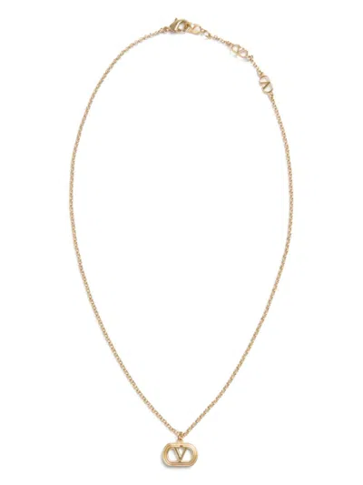 Valentino Garavani Ovalette Metal Necklace Woman Gold Uni