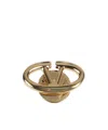Valentino Garavani Vlogo Signature Mono Earring In Yellow