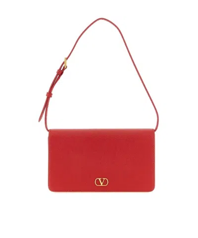 Valentino Garavani Valentino Vlogo Plaque Foldover Top Mini Shoulder Bag In Pattern