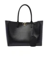 Valentino Garavani  Garavani 'medium Tote Vlogo' Shopping Bag In Black