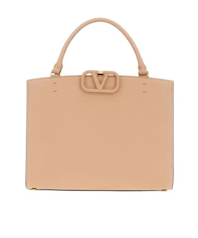 VALENTINO GARAVANI VLOGO-PLAQUE TOTE BAG