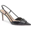 Valentino Vlogo Pointed Toe Slingback Pump In Multi