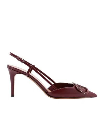 Valentino Garavani Valentino Vlogo Pointed Toe Slingback Pumps