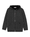 Valentino Vlogo Print Cardigan In Black