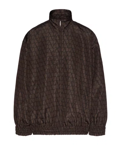 VALENTINO VALENTINO ZIP-UP LONG-SLEEVED JACKET