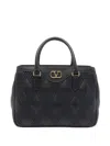 Valentino Quilted Cross-body Bag With Removable Strap In Black