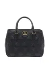 Valentino Quilted Cross-body Bag With Removable Strap In Black