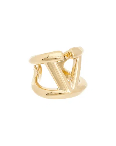Valentino Garavani Valentino Vlogo Ring In Gold