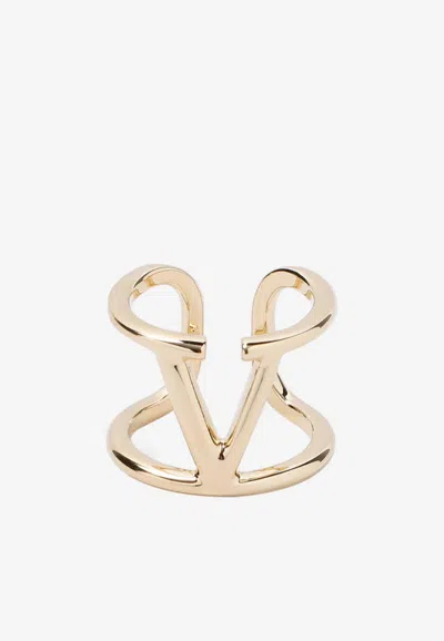 Valentino Garavani Vlogo Ring In Silver