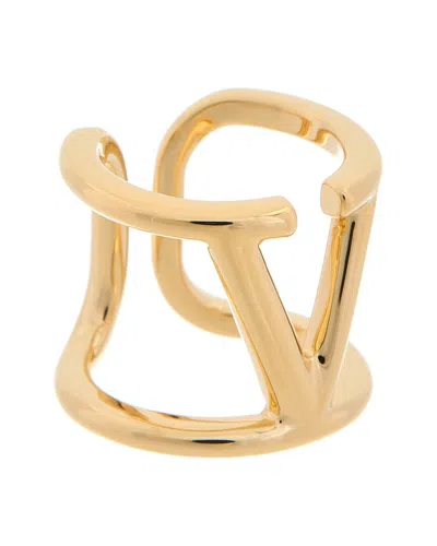 Valentino Garavani Valentino Vlogo Ring In Yellow