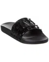Valentino Garavani Valentino Vlogo Rubber Slide In Black