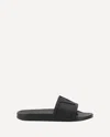 Valentino Garavani Black Sandals With Vlogo Detail On The Front In Tech Fabric Man
