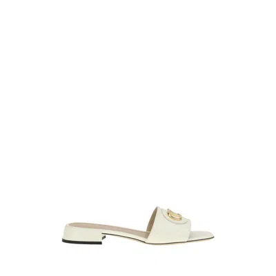 Valentino Garavani Vlogo Sandals In White
