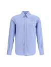 Valentino Camicia Maniche Lunghe Celeste In Blue