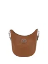 Valentino Vlogo Shoulder Bag In Bianco Testa Di Moro